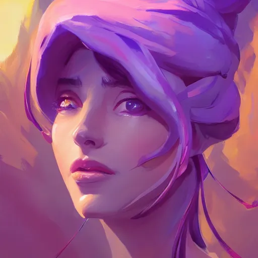 Prompt: portrait of a beautiful girl, maya ali mage, gloomhaven, dynamic lighting, gaudy colors, octane render aesthetic, matte painting concept art, official fanart behance hd artstation by jesper ejsing, by rhads and makoto shinkai and lois van baarle and ilya kuvshinov and rossdraws