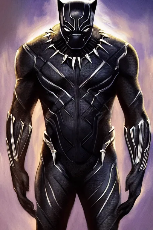 Prompt: ultra realistic illustration, black panther tchalla wearing a greek god type armor mixed with wakandan stylr, sci - fi, fantasy, intricate, elegant, highly detailed, digital painting, artstation, concept art, smooth, sharp focus, illustration, art by artgerm and greg rutkowski and alphonse mucha