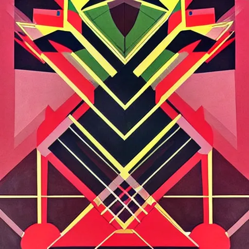 Image similar to constructivism monumental dynamic graphic super flat style 🥦 by avant garde painter, illusion surreal art, highly conceptual figurative art, intricate detailed illustration, controversial poster art, polish poster art, geometrical drawings, no blur