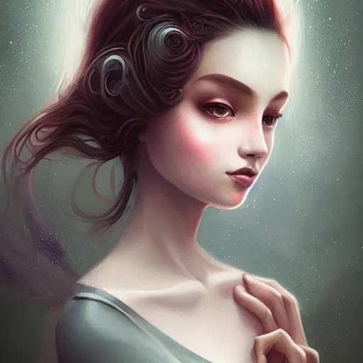 Prompt: a portrait in the style of anna dittmann and ross tran and charles dulac.