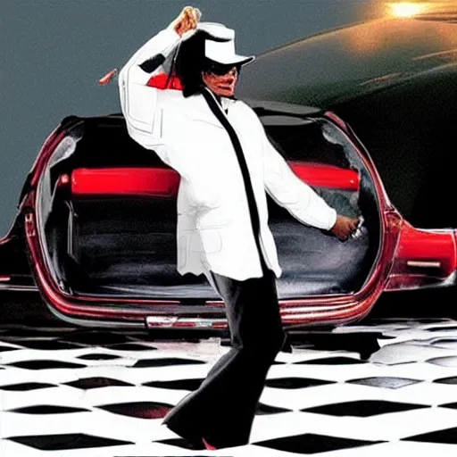 Prompt: “Michael Jackson as a car”