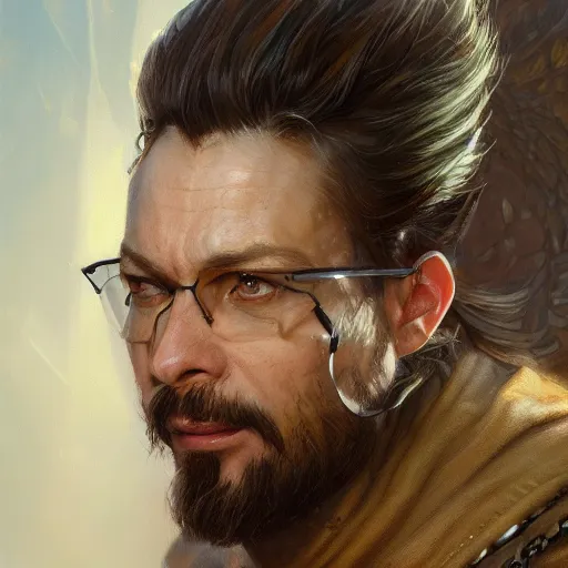 Image similar to andrew tate as a realistic fantasy d & d character, closeup portrait art by donato giancola and greg rutkowski, realistic face, digital art, trending on artstation