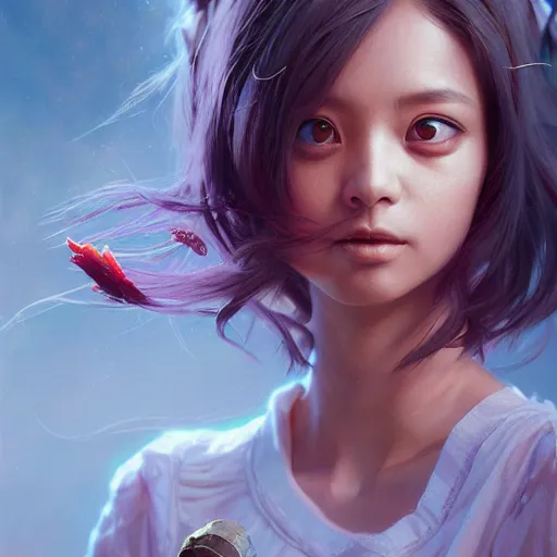 Prompt: highly detailed portrait of tzuyu, stephen bliss, unreal engine, fantasy art by greg rutkowski, loish, rhads, ferdinand knab, makoto shinkai and lois van baarle, ilya kuvshinov, rossdraws, tom bagshaw, global illumination, radiant light, detailed and intricate environment