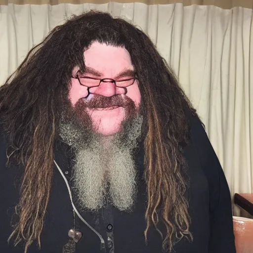 Image similar to Hagrid as a SoundCloud rapper