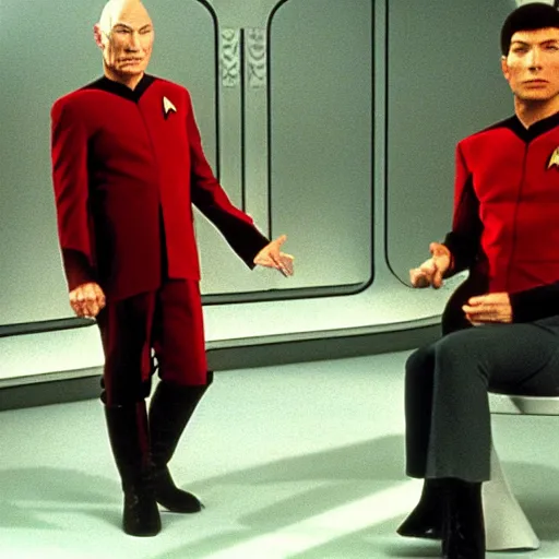 Image similar to captain picard's favorite holodeck simulation program, star trek : the next generation