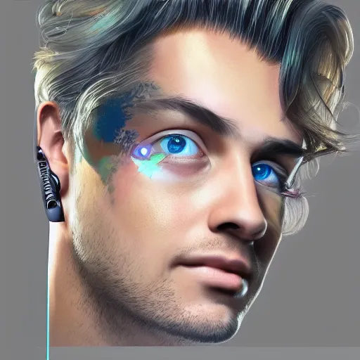 Prompt: streamer adin ross digital art 4 k detailed super realistic