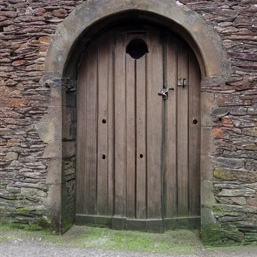 Prompt: britain oldest anglo - saxon door