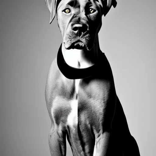 Prompt: a feline great dane - cat - hybrid, animal photography