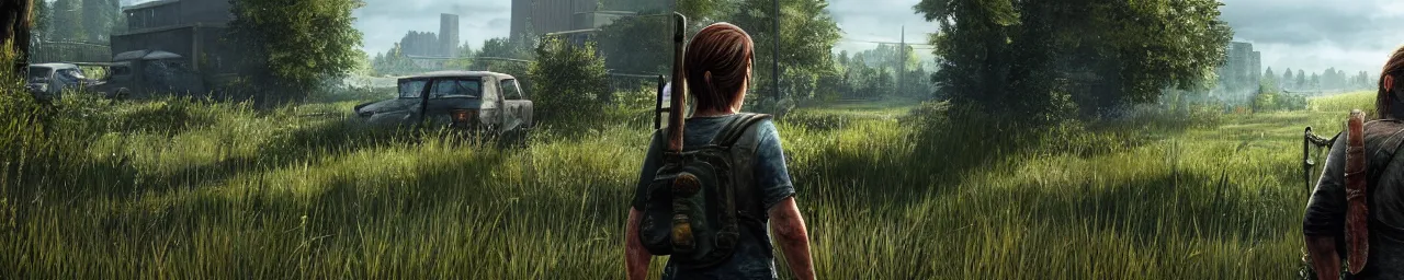 Image similar to the last of us, landscape