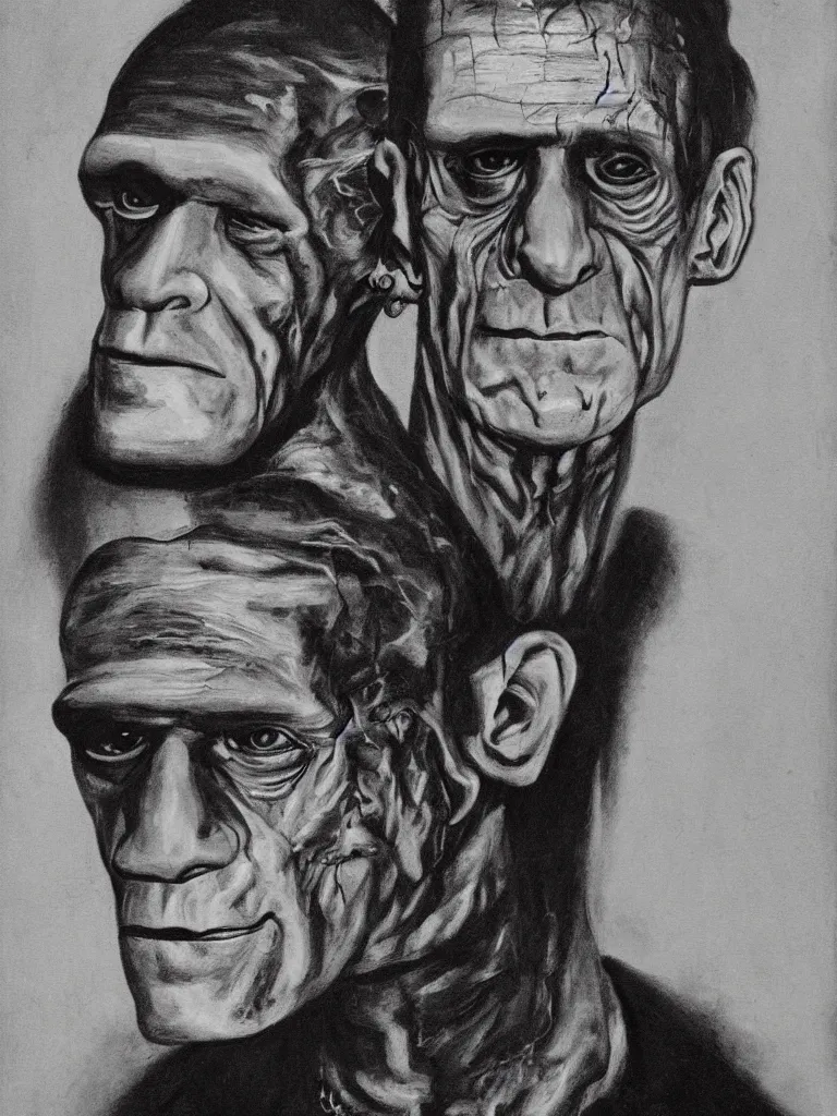 Image similar to Frankenstein portrait by David friedric