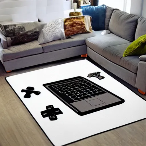 Image similar to gamer tufting rug