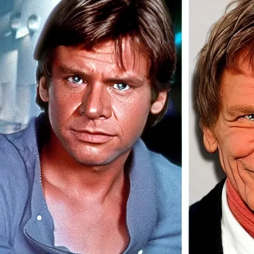 Image similar to mark hamill mixed with harrison ford