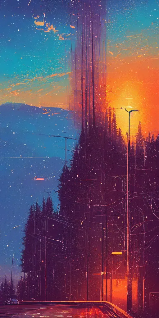 Image similar to i've been on my own for long enough, by alena aenami