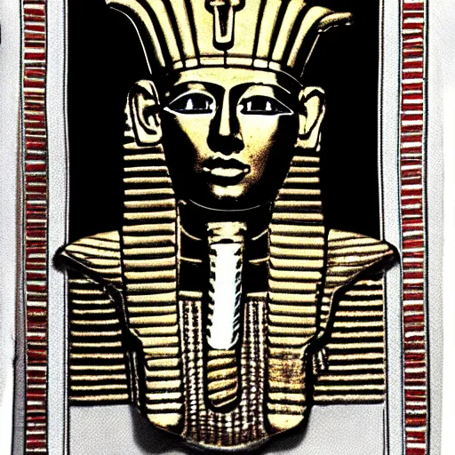 Prompt: king tut as president usa