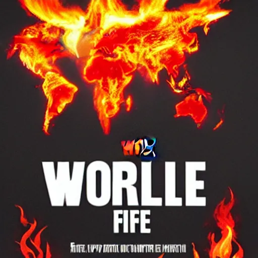 Image similar to world on fire