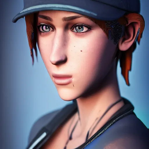 Prompt: photograph portrait of Chloe Price, intricate detail, sigma 85mm f/1.4, 4k, depth of field, high resolution, 4k, 8k, hd, full color