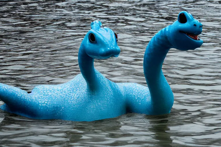 Prompt: Closeup portrait of Lapras in a flooded new york street, photograph, natural light, sharp, detailed face, magazine, press, photo, Steve McCurry, David Lazar, Canon, Nikon, focus