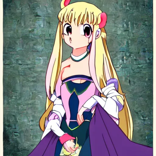 Prompt: concept art of princess in anime style