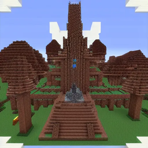 Image similar to big castle , Minecraft build
