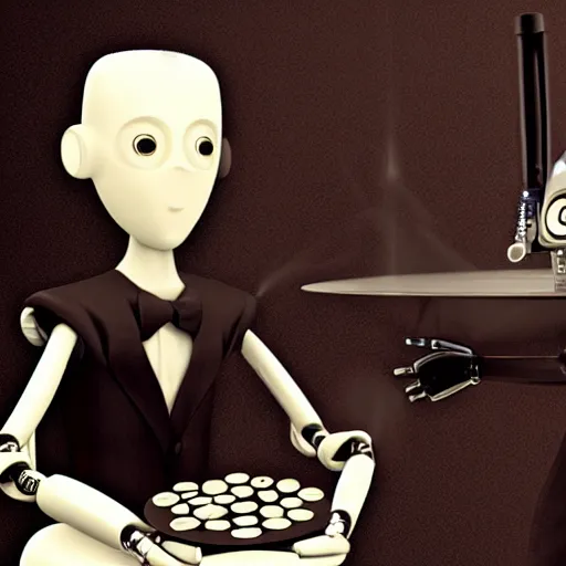 Image similar to robot butler