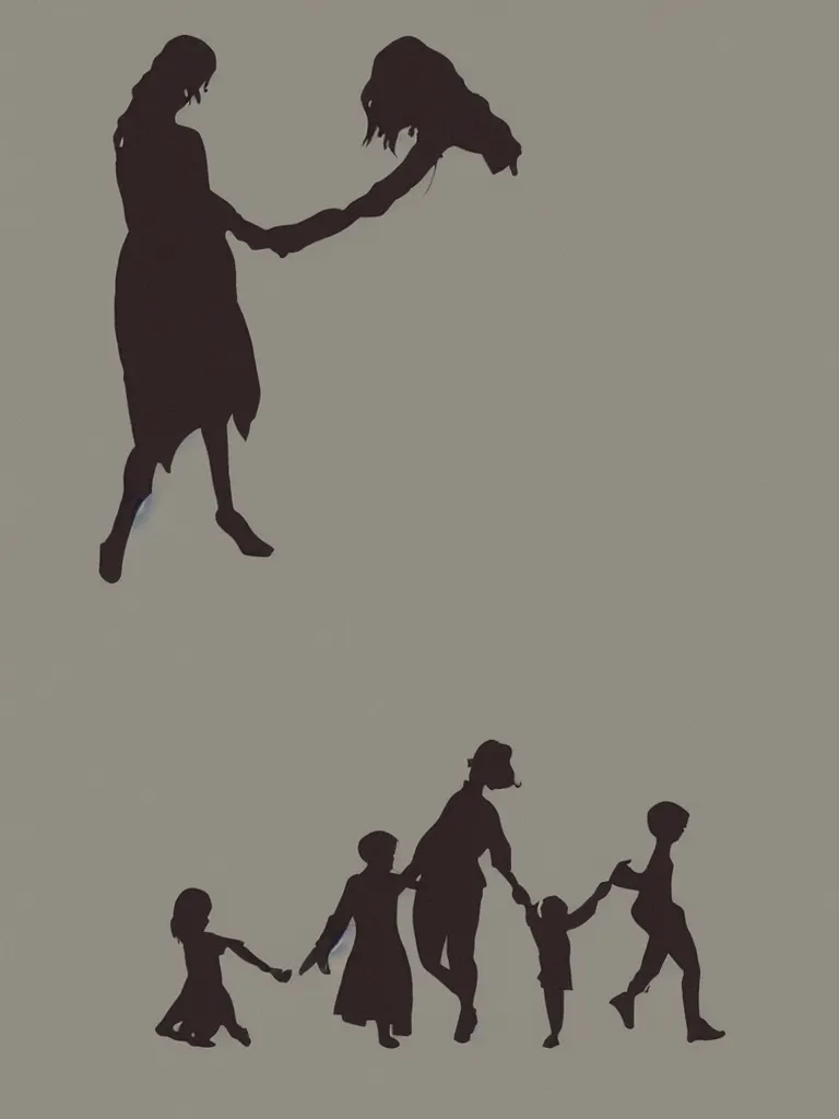 Image similar to motherhood concept art, blunt borders, rule of thirds