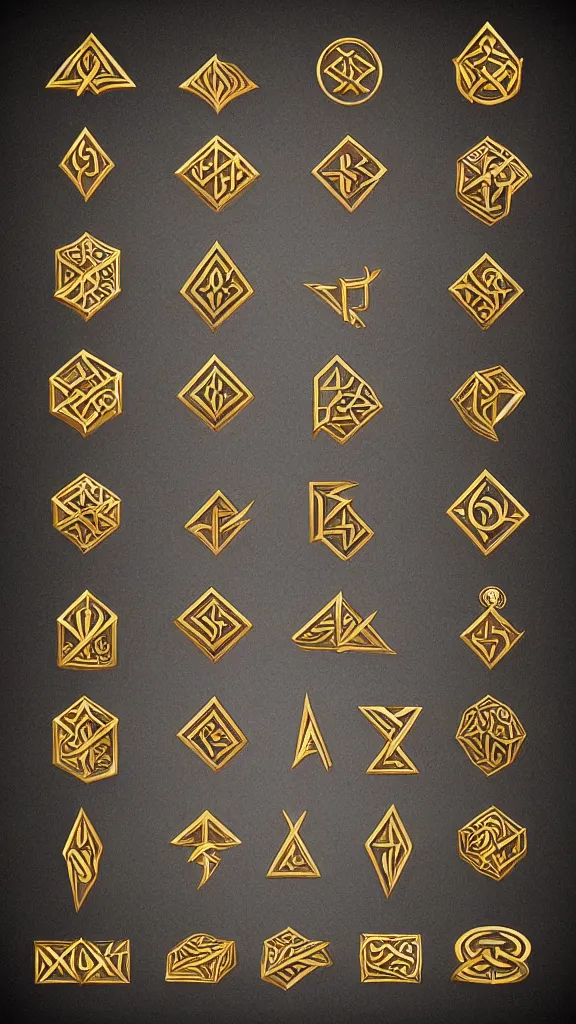 Image similar to yantras viking rune jewelry magic game icon