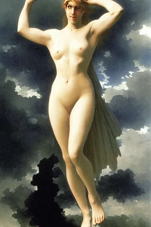 Image similar to Storm from the X-Men by William Adolphe Bouguereau