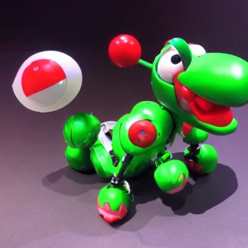 Image similar to a robotic yoshi