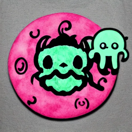 Prompt: cthulhu hellokitty realistic