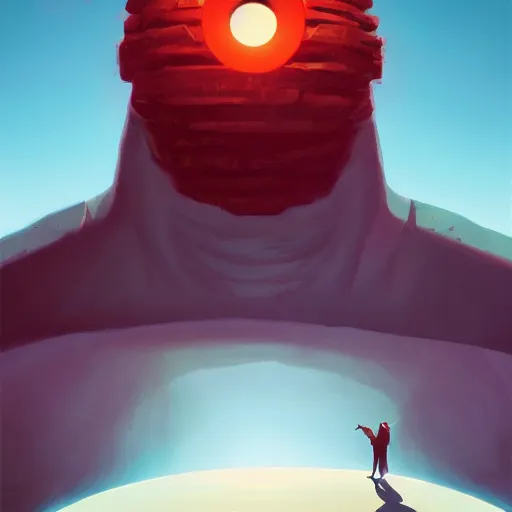 Image similar to face icon stylized minimalist the thing from another world 1 9 5 1, loftis, cory behance hd by jesper ejsing, by rhads, makoto shinkai and lois van baarle, ilya kuvshinov, rossdraws global illumination