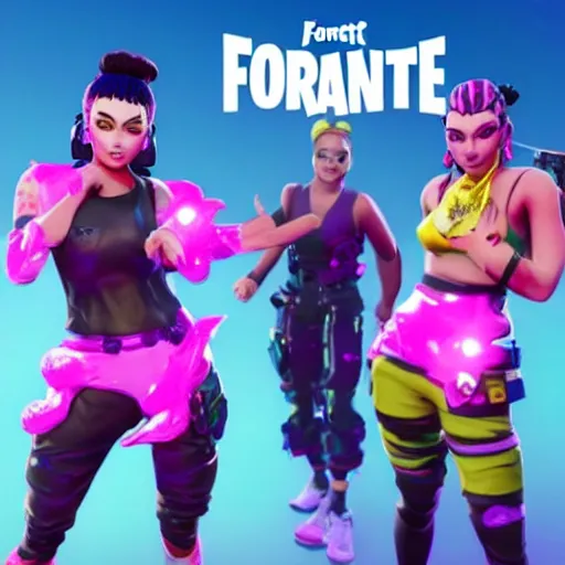 Prompt: charli xcx in fortnite