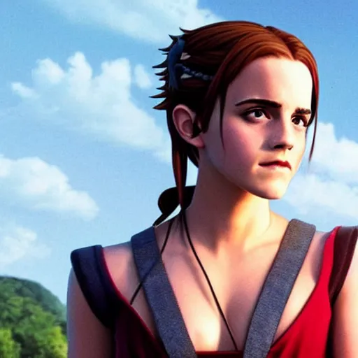 Prompt: emma watson as marle from chrono trigger, live action remake