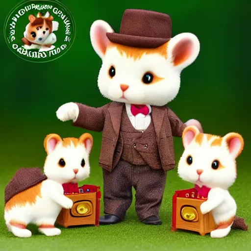 Image similar to calico critters the godfather movie