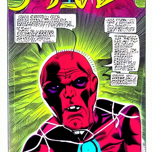 Image similar to the Devil by Dave Gibbons