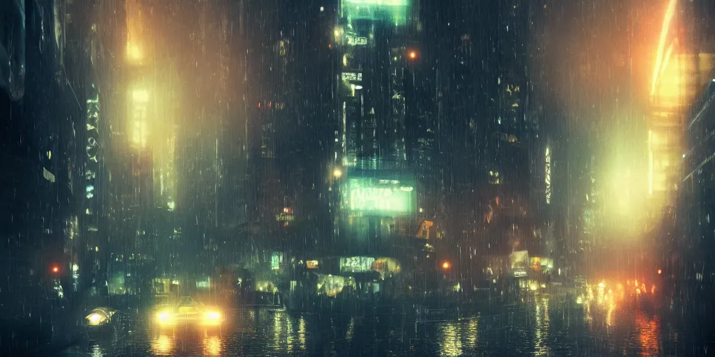 Image similar to blade runner city, by mobius,filmed,flying cars,raining at night,trending on ArtStation ,digital art, sharp focus,high quality