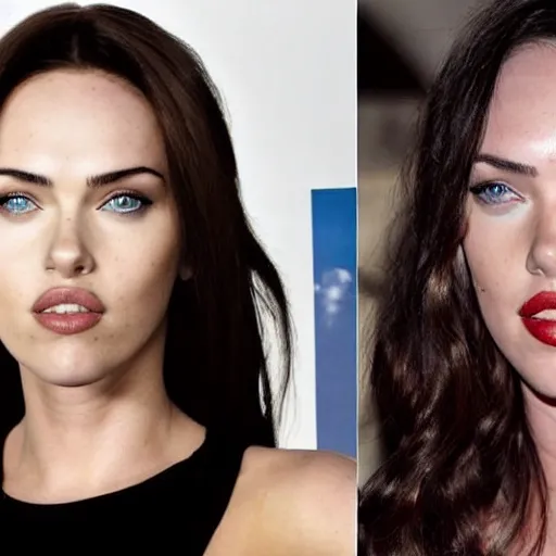 Image similar to an actress that is a cross between megan fox and scarlett johansson