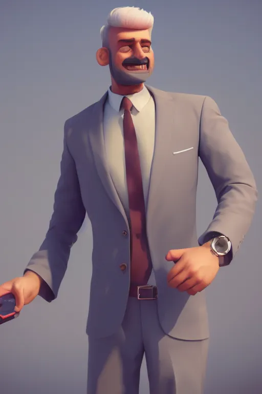 Prompt: hot daddy, 3 2 - year - old, short stubble, summer suits, character design, octane render, by artstation, 8 k, artbreeder