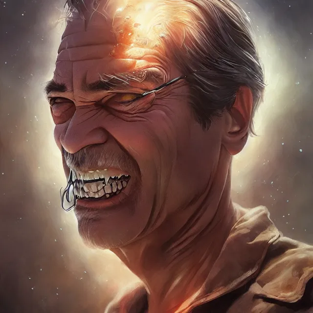 Prompt: the thing george clooney john carpenter by stanley artgerm lau, wlop, the thing alien assimilation, metamorphose, rossdraws, frank frazetta, andrei riabovitchev, marc simonetti