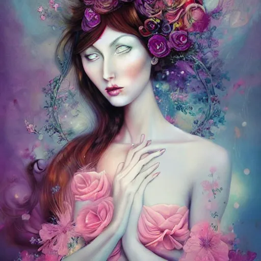 Prompt: feminine by anna dittmann