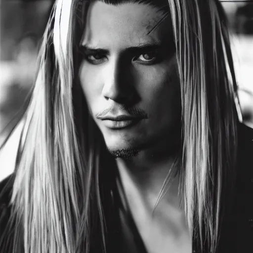 Image similar to A photo of sephiroth, f/22, 35mm, 2700K, perfect faces.