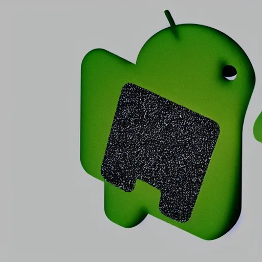 Image similar to android as apple logo