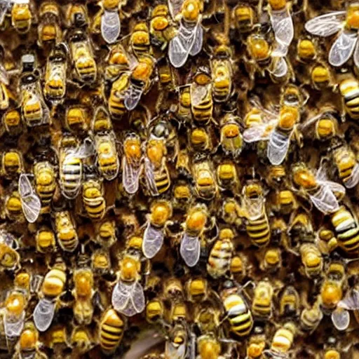 Image similar to BEES BEES THE MORE YOU EAT THE BETTER YOU FEEL