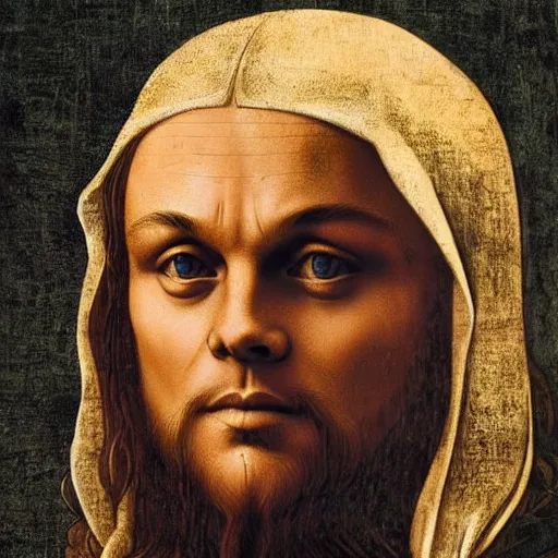 Prompt: leonardo di caprio as leonardo da vinci