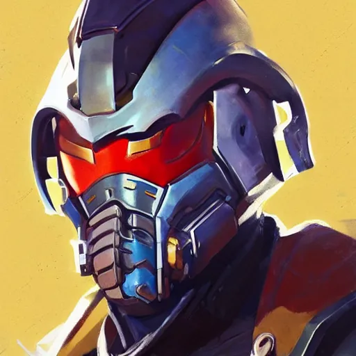 Image similar to greg manchess portrait painting of armored starlord as overwatch character, medium shot, asymmetrical, profile picture, organic painting, sunny day, matte painting, bold shapes, hard edges, street art, trending on artstation, by huang guangjian and gil elvgren and sachin teng