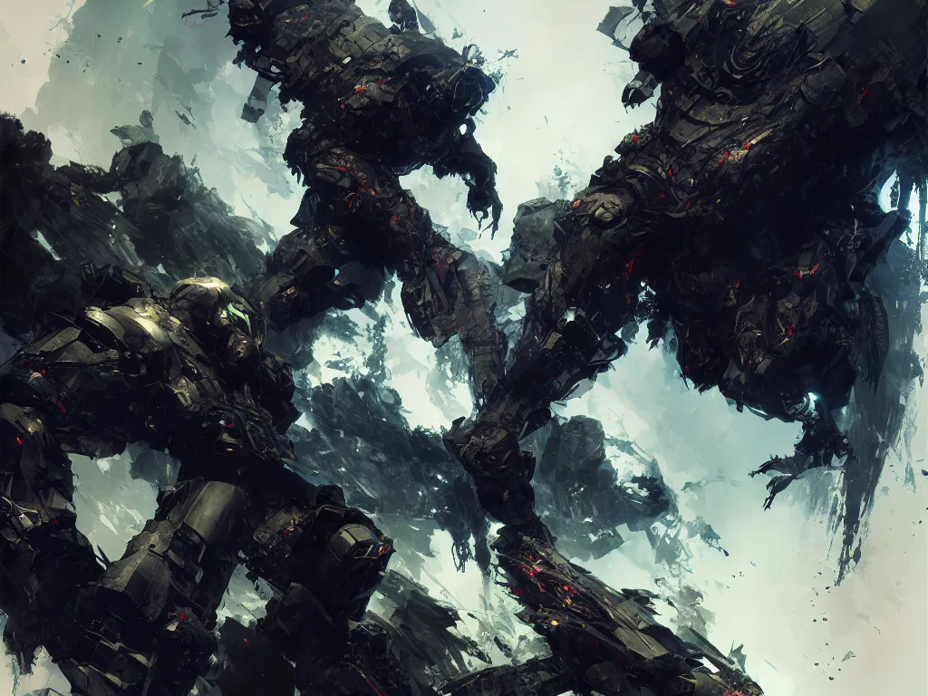 Image similar to black monster energy, award winning collaborative painting by geg ruthowski, alphonse murac, craig mullins, ruan jia, wlop, yoji shinkawa, collaborative artwork, exquisitely high quality and detailed