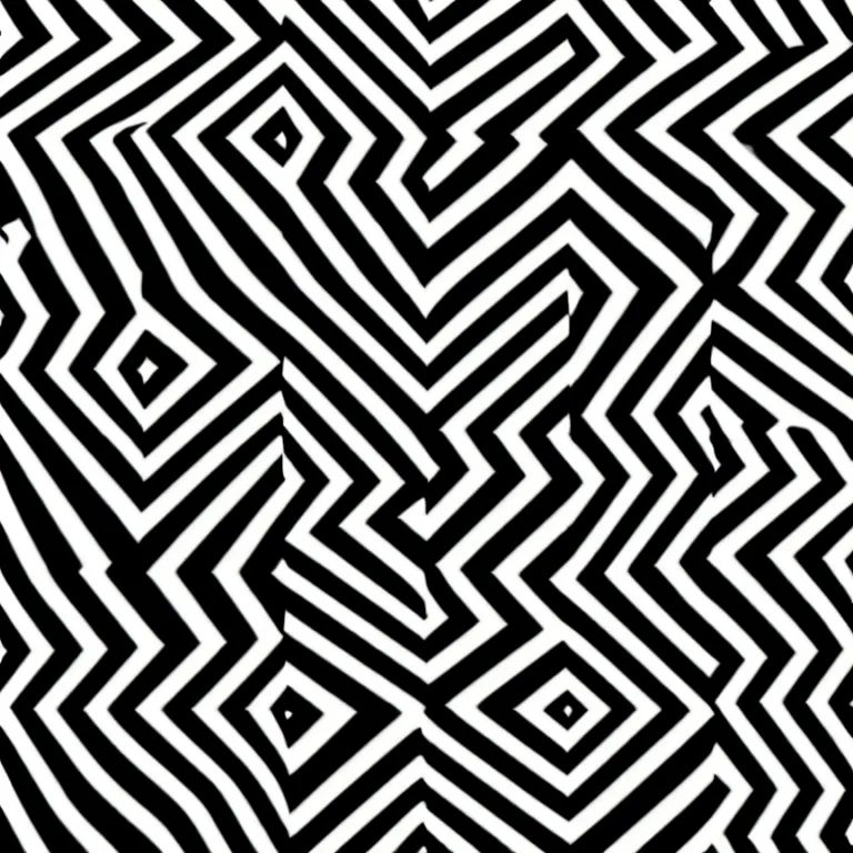 Image similar to illusory motion dazzle camouflage perlin noise prismatic optical illusion