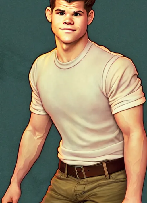 Prompt: cute charlie carver, natural lighting, path traced, highly detailed, high quality, digital painting, by don bluth and ross tran and studio ghibli and alphonse mucha, artgerm