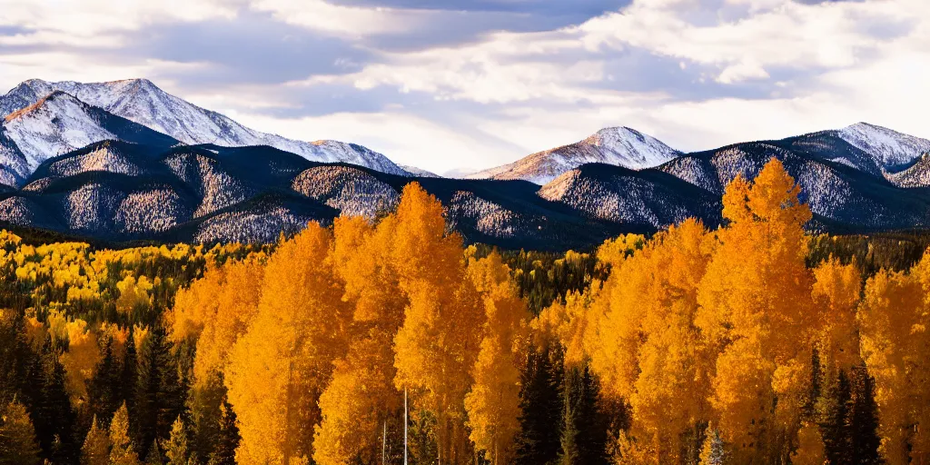 Image similar to colorado mountains in autumn