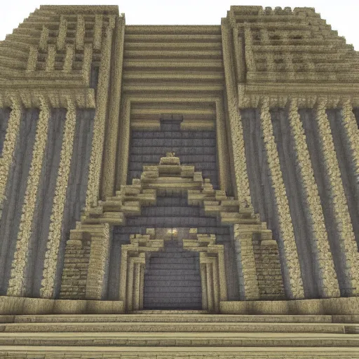 Image similar to minecraft cathedral