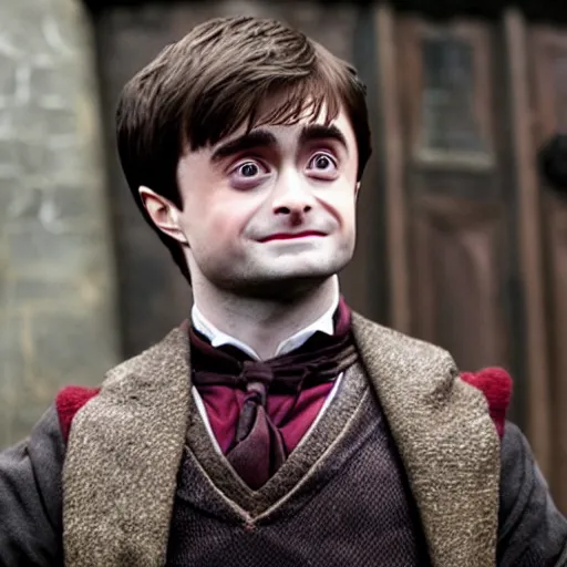 Prompt: daniel radcliffe as flitwick